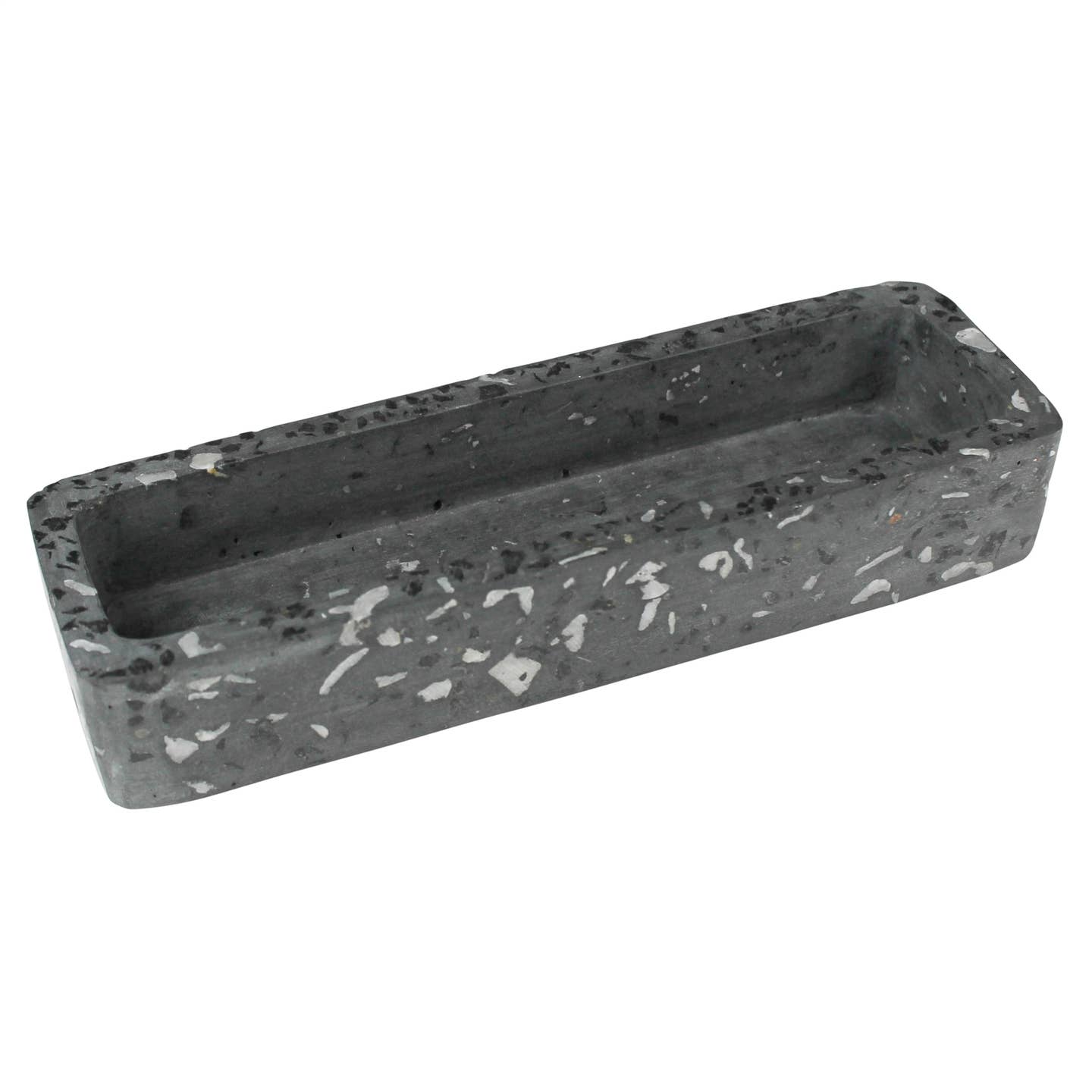 Pencil Holder, Black Terrazzo