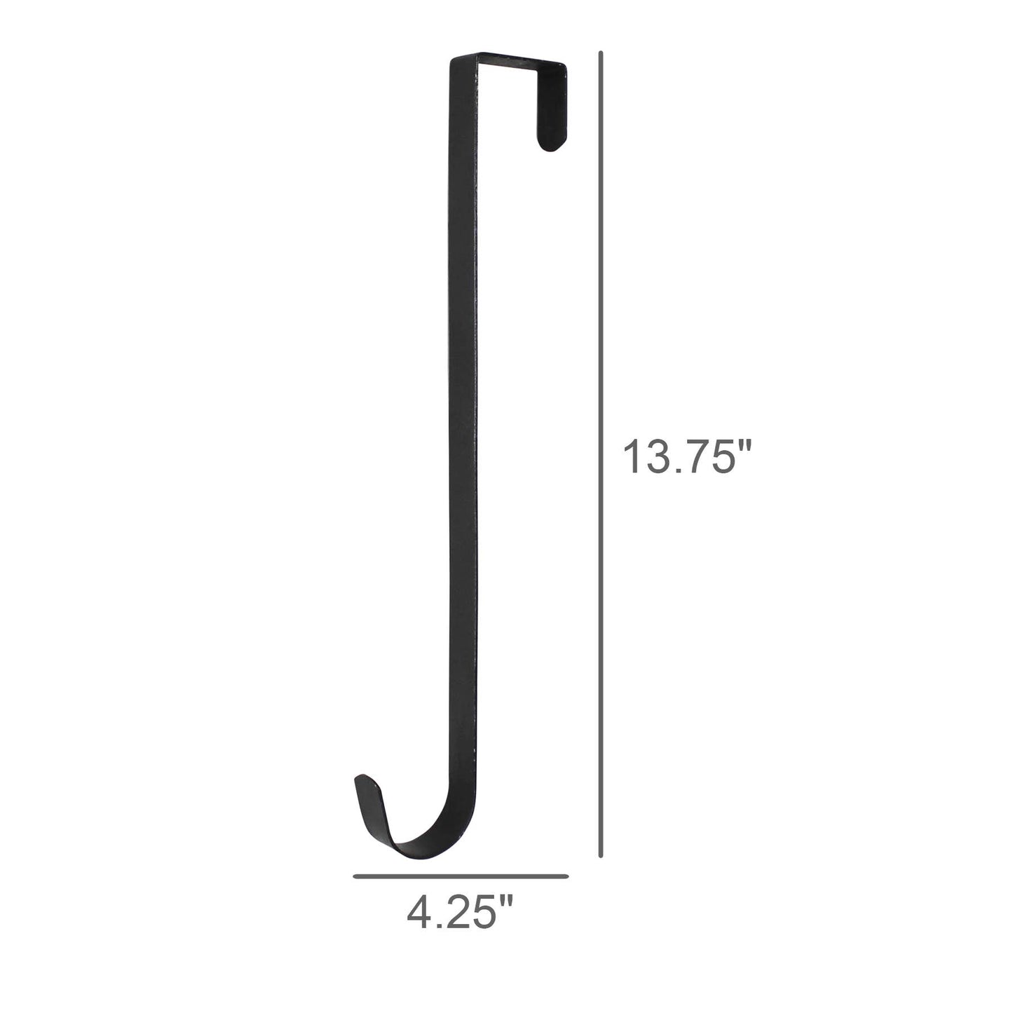 Wreath Hanger, Metal - Black