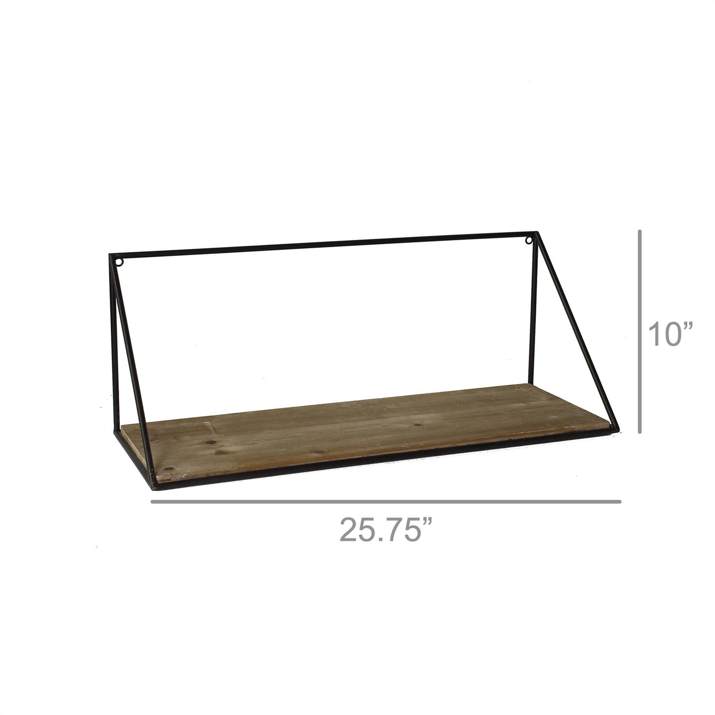 Hull Wood & Iron Shelf - Med