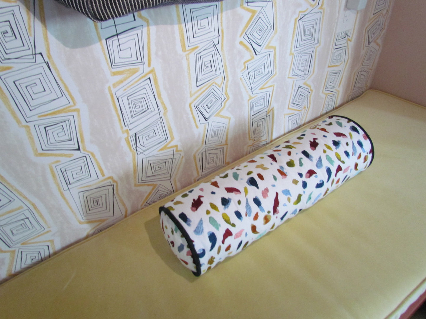 Confetti Custom Bolster Pillow