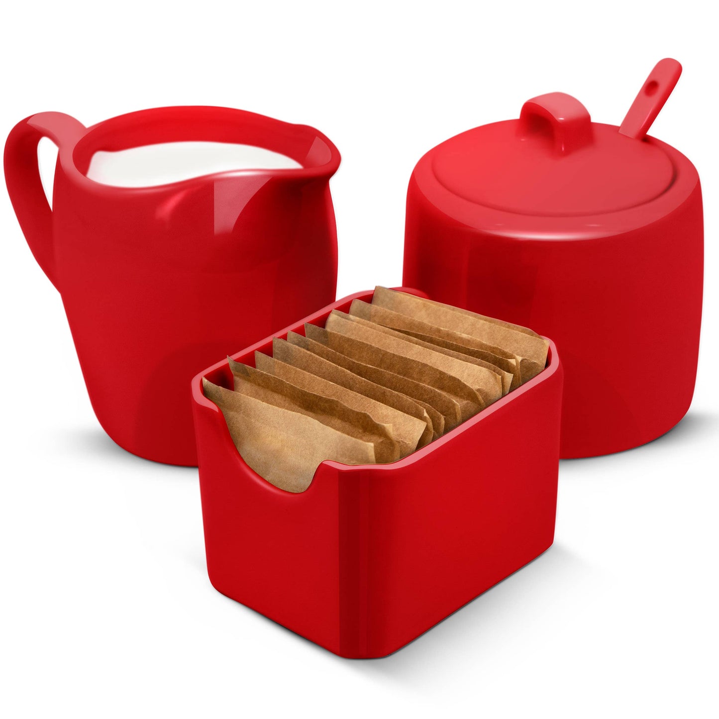 Kook Ceramic Sugar and Creamer Set