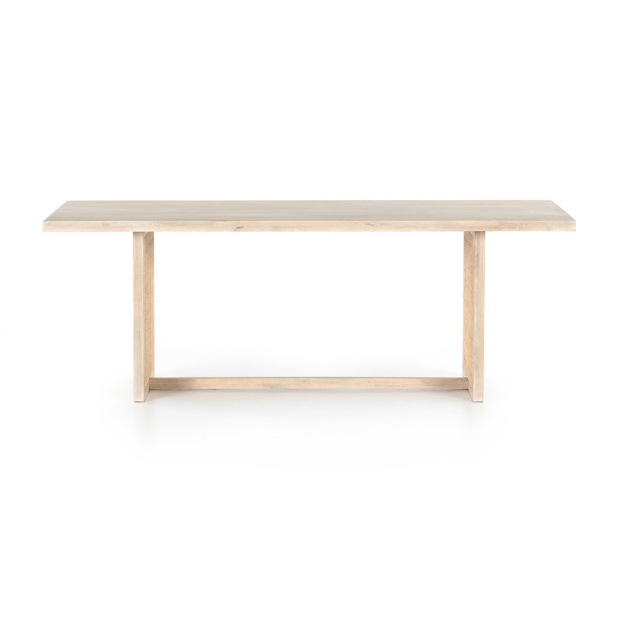 Clarita Dining Table - White Wash Mango