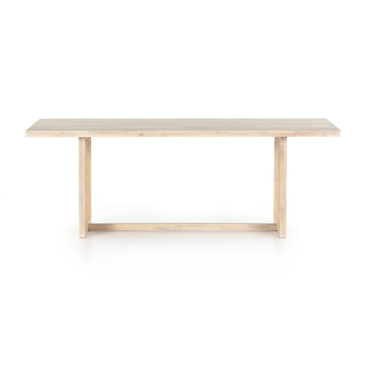 Clarita Dining Table - White Wash Mango