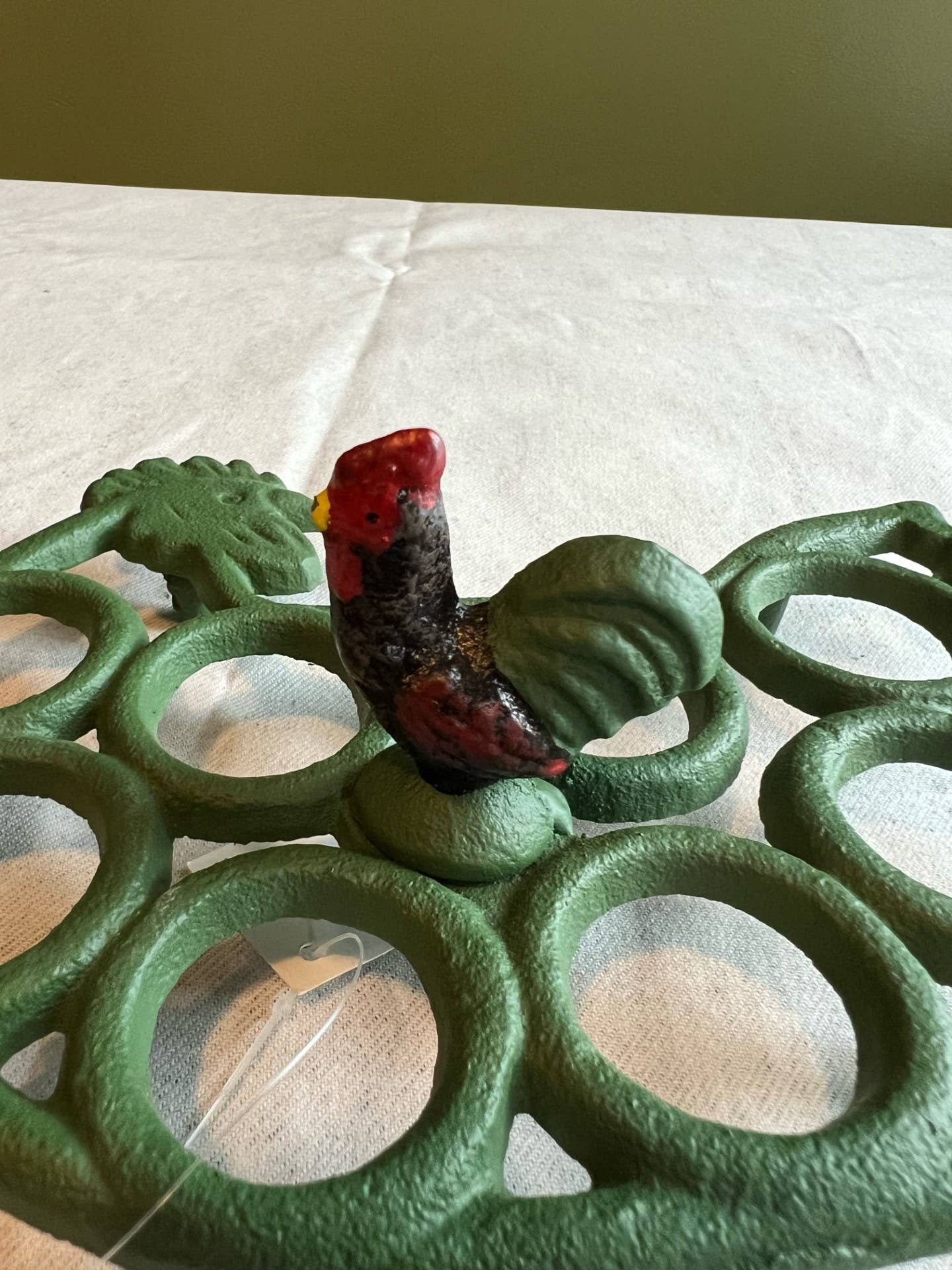 CAST IRON EGG HOLDER