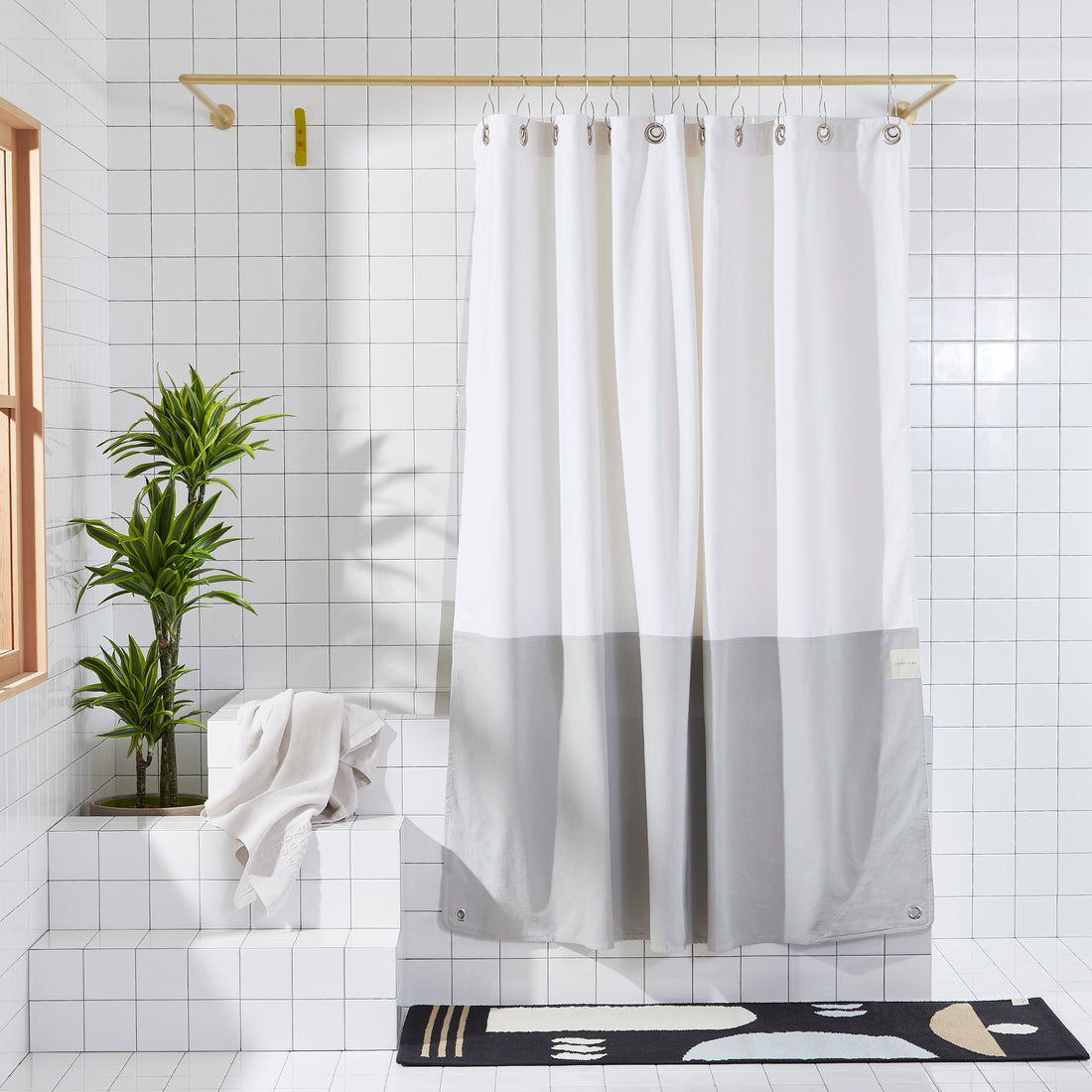 Canvas Orient Shower Curtain