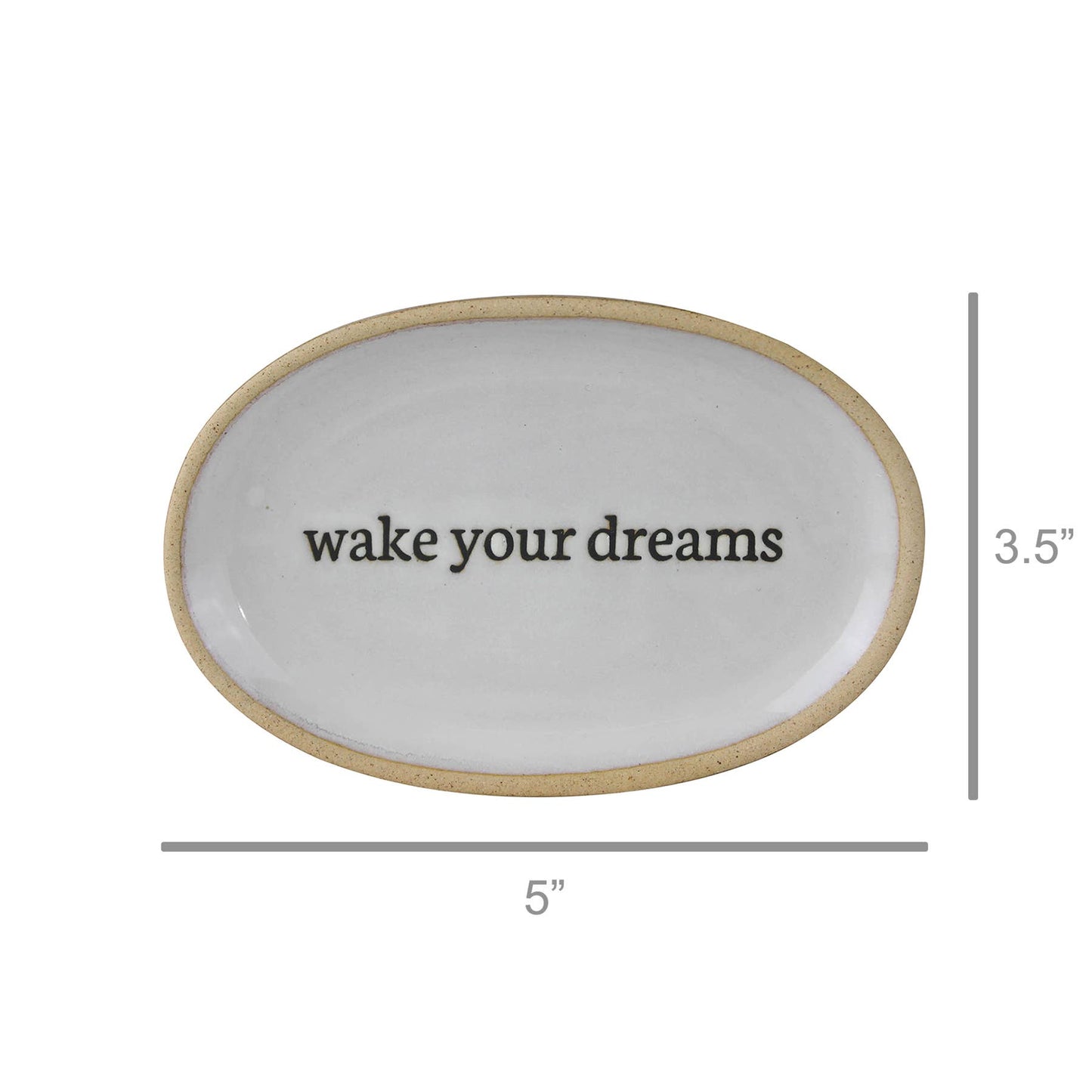 Affirmation Tray, Ceramic - Wake