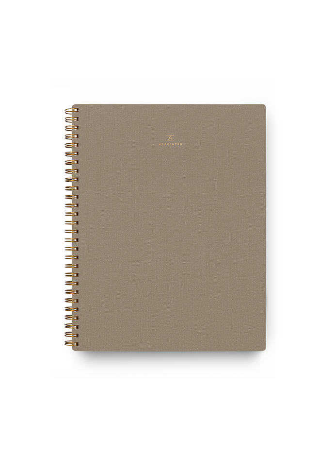 Limited Edition Notebook in Taupe