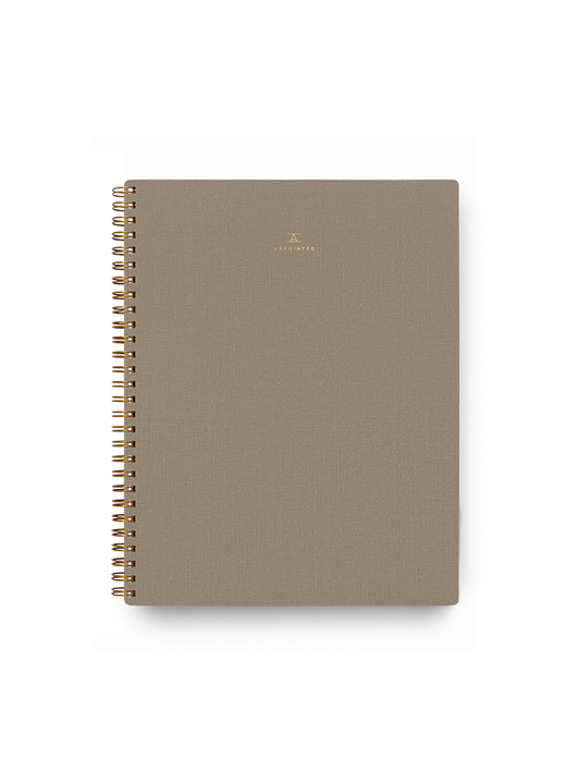 Limited Edition Notebook in Taupe
