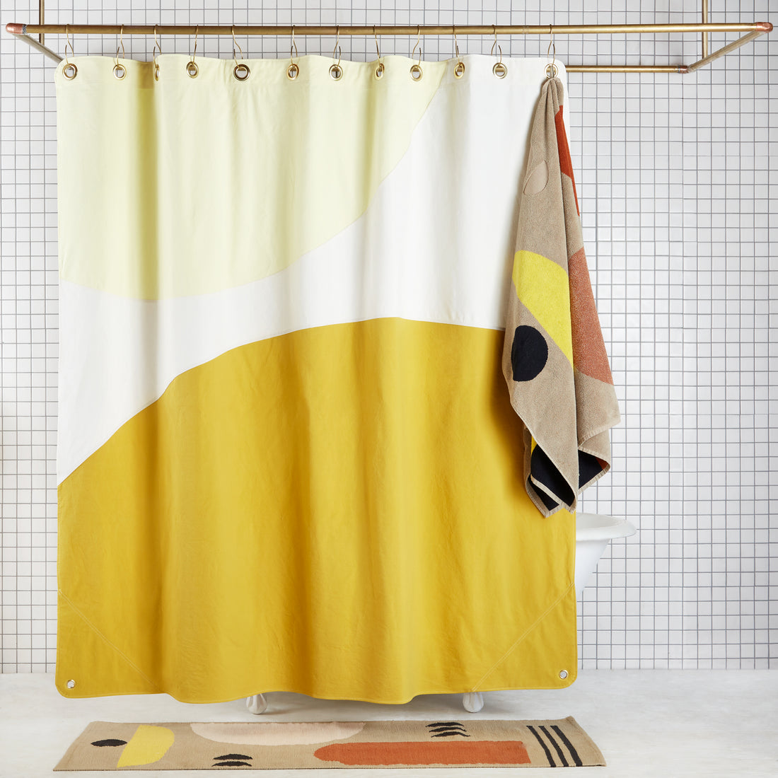 Half Moon Shower Curtain