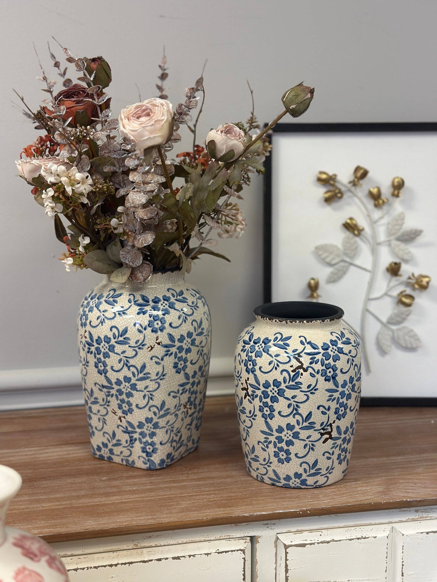 Floral Ceramic Vases