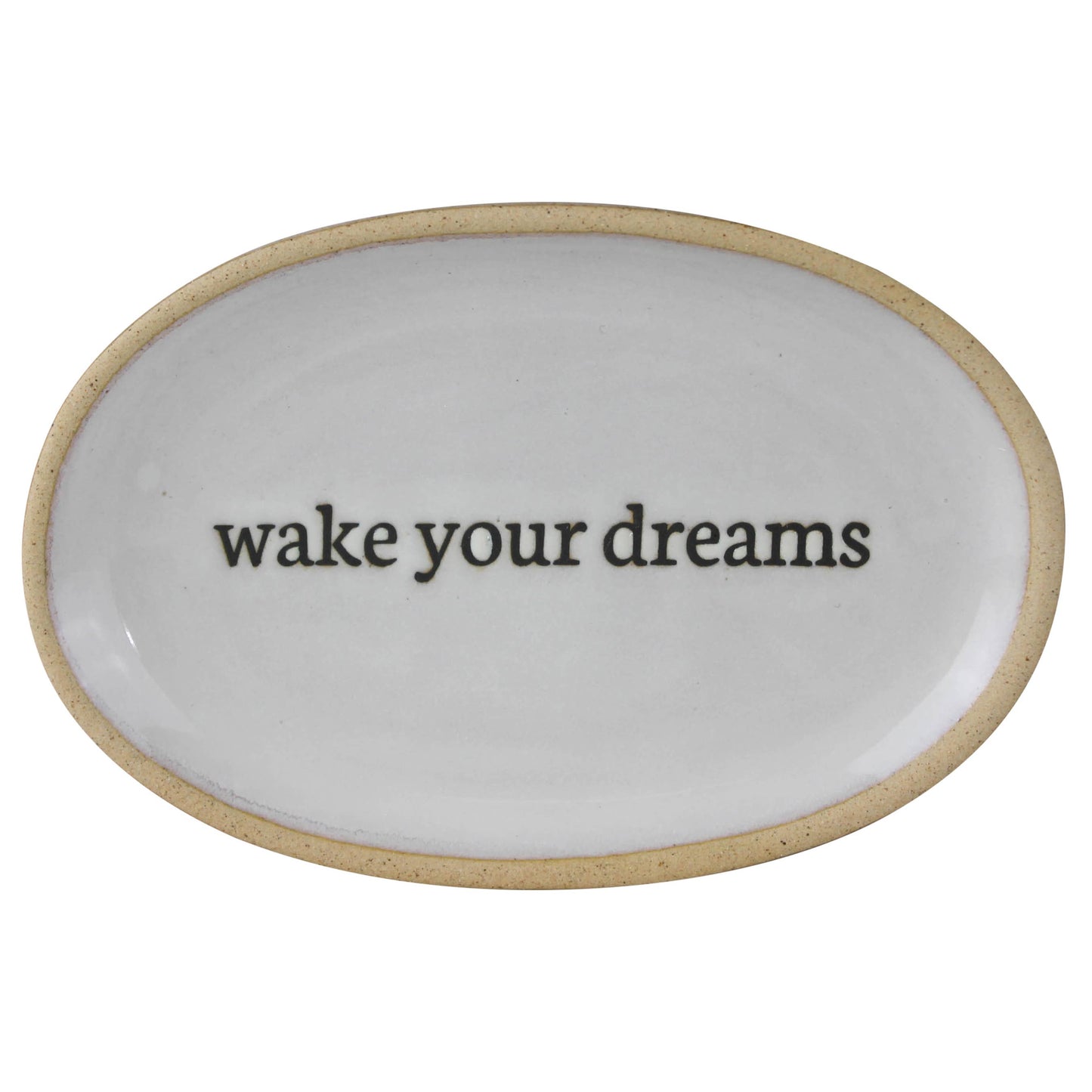 Affirmation Tray, Ceramic - Wake